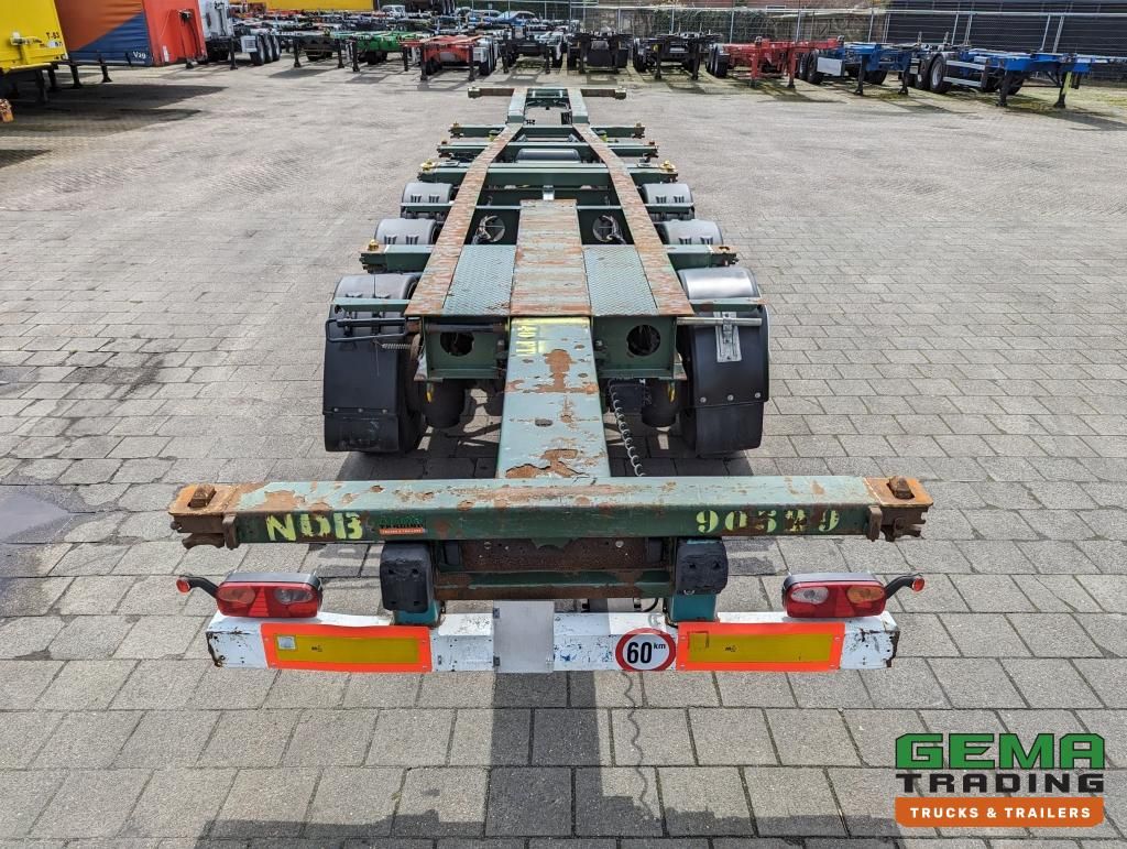 Krone SD 27 3-Assen BPW RearSlider - DrumBrakes - 5280kg (O1852)