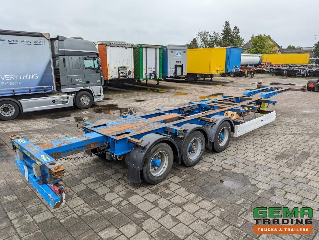Krone SD 27 3-Assen BPW DrumBrakes - 5280kg - 1x 20FT 2x 20FT 30FT 40FT (O1867)