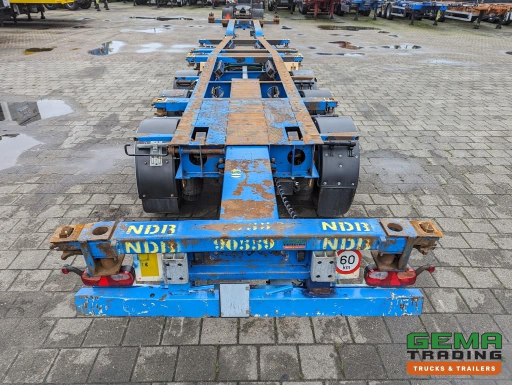 Krone SD 27 3-Assen BPW DrumBrakes - 5280kg - 1x 20FT 2x 20FT 30FT 40FT (O1867)