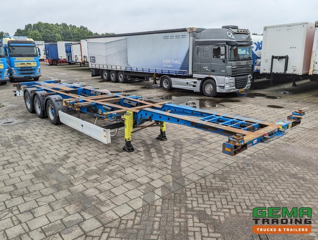 Krone SD 27 3-Assen BPW DrumBrakes - 5280kg - 1x 20FT 2x 20FT 30FT 40FT (O1867)