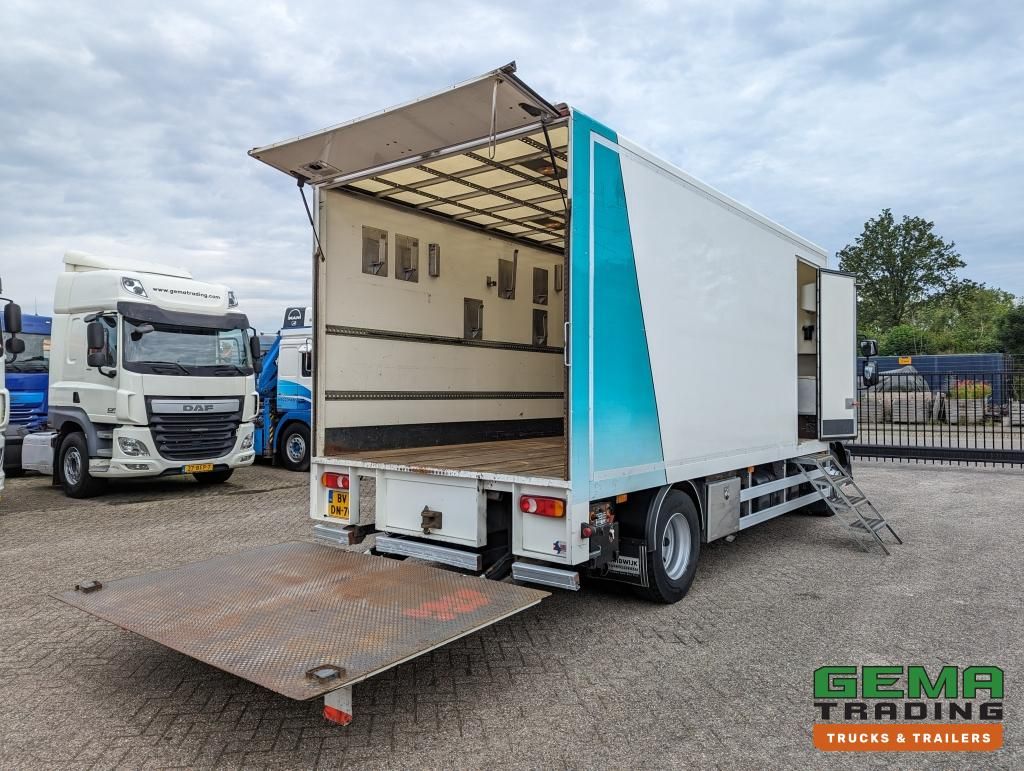 Volvo FL280 4x2 SleepCab 16T Euro5 6CIL - 5.60m GeslotenBak + Laadklep 2500KG - Standkachel - Zijdeur - Servicewagen (V758)