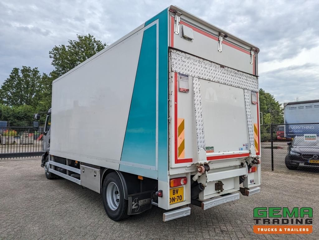 Volvo FL280 4x2 SleepCab 16T Euro5 6CIL - 5.60m GeslotenBak + Laadklep 2500KG - Standkachel - Zijdeur - Servicewagen (V758)