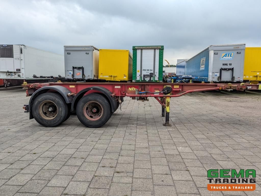 Krone SZC 20FT 2-Assen ROR - STEEL Suspension - DOUBLE tires - DrumBrakes (O1916)