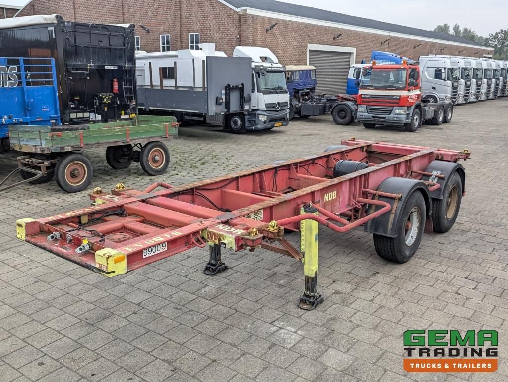 SHLADOT SD-901M 20FT 2-Assen ROR DrumBrakes - Steel Suspension - 20 units in Stock (O1985)