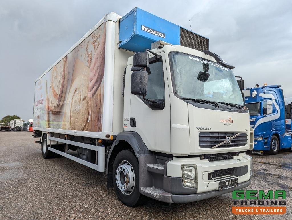Volvo FL290 4x2 Daycab Euro5 18T – Schaltgetriebe – Kühl-Gefrierkombination 8,40 m – Frigo Block – Hebebühne 1500 kg