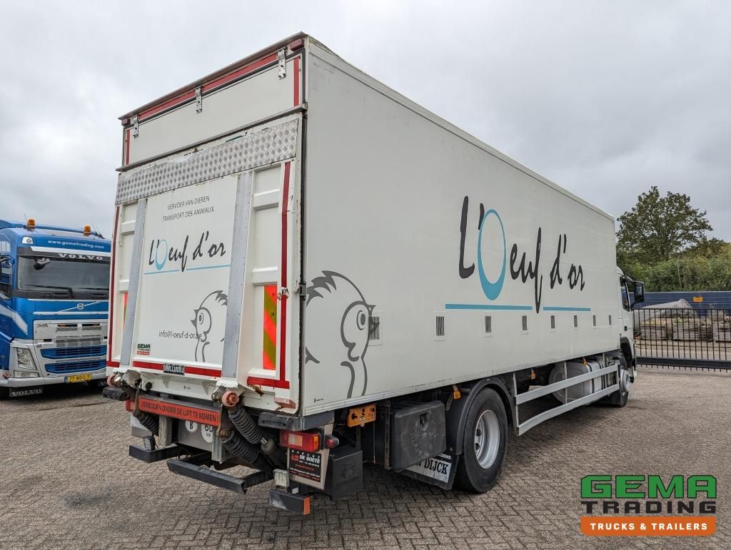 Volvo FM330 4x2 Daycab Euro5 Hühnercontainer 8,2 m + Webasto-Heizung + Dhollandia 2000 kg