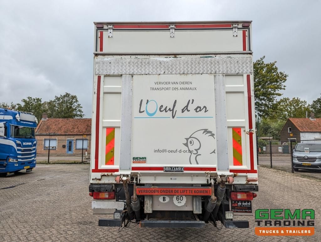 Volvo FM330 4x2 Daycab Euro5 Hühnercontainer 8,2 m + Webasto-Heizung + Dhollandia 2000 kg