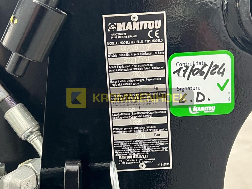 Manitou W6000 Winch 6 ton KH9267