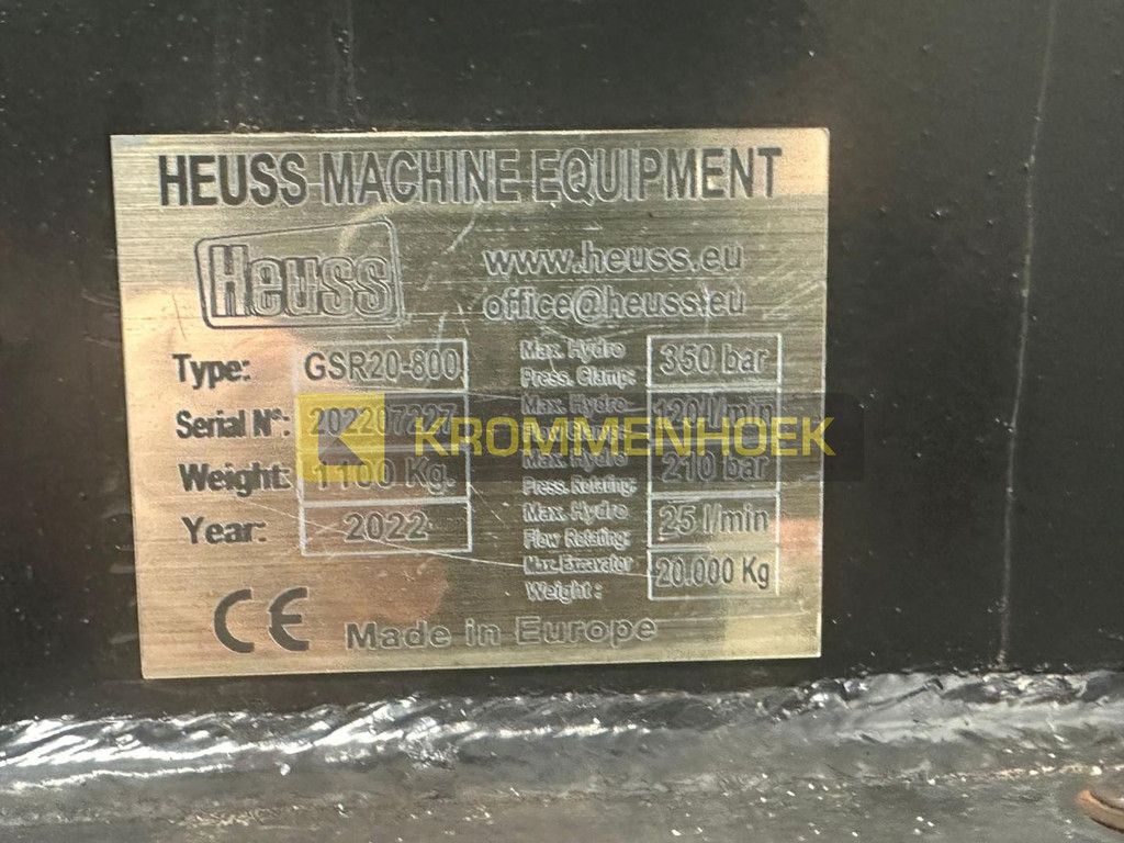 Heuss GSR20-800 KH9281-Z