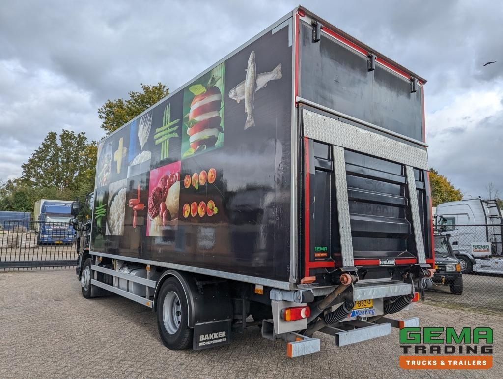 DAF FA CF65.250 4x2 Daycab Euro5 Kühl-/Gefrierbox 6,7 m + Träger Supra 750 m + Hebebühne 2000 kg