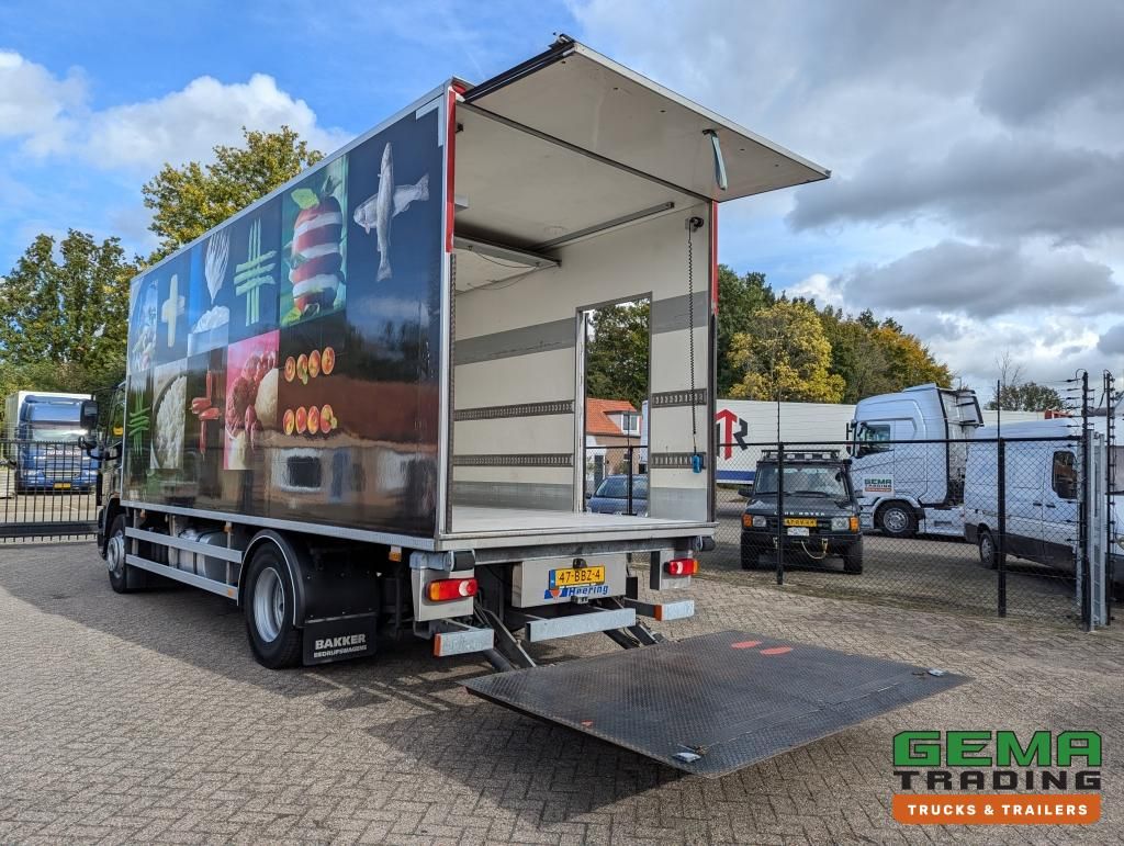 DAF FA CF65.250 4x2 Daycab Euro5 Kühl-/Gefrierbox 6,7 m + Träger Supra 750 m + Hebebühne 2000 kg