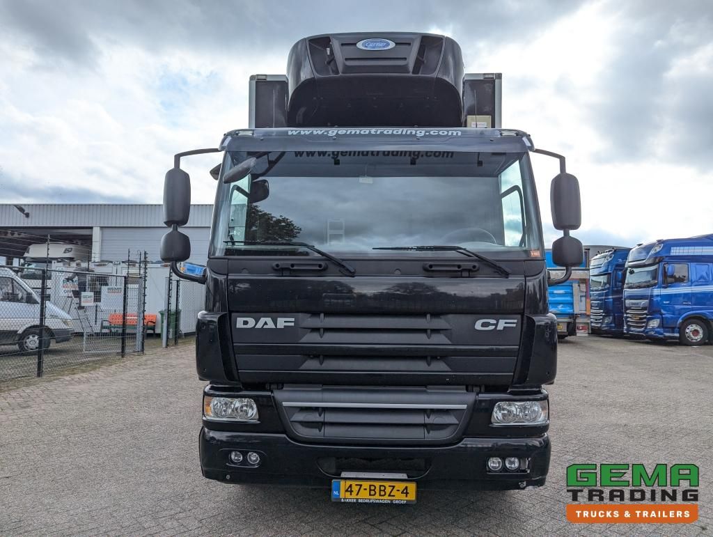 DAF FA CF65.250 4x2 Daycab Euro5 Kühl-/Gefrierbox 6,7 m + Träger Supra 750 m + Hebebühne 2000 kg