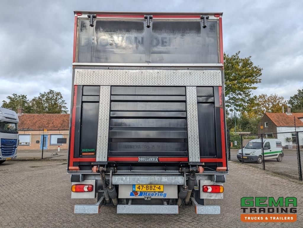 DAF FA CF65.250 4x2 Daycab Euro5 Kühl-/Gefrierbox 6,7 m + Träger Supra 750 m + Hebebühne 2000 kg