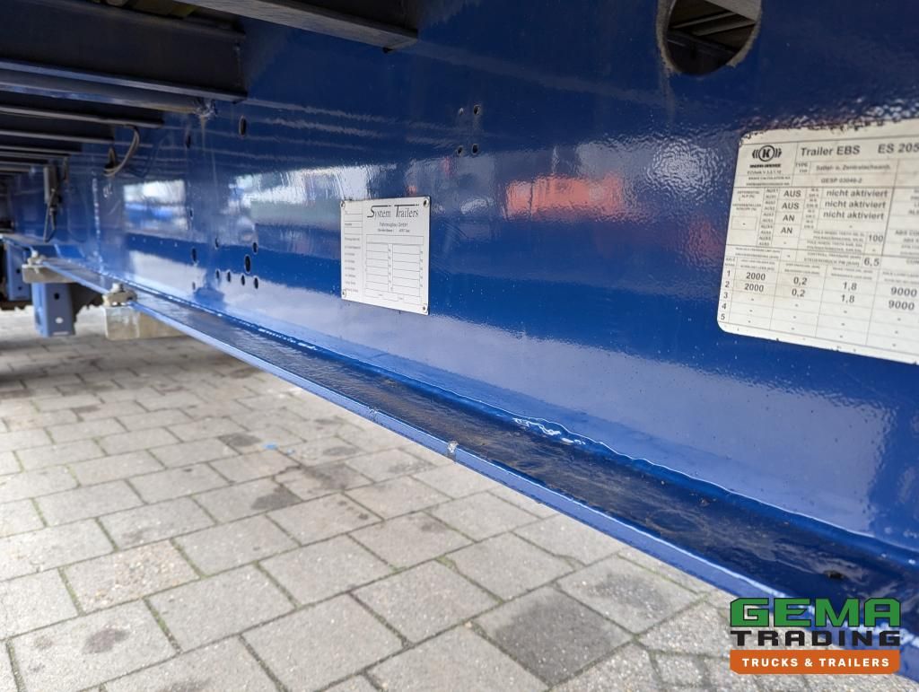 System Tailer PRS18 2-Assen BPW Offene Ladefläche - Rungen + Rungen - HH Boden