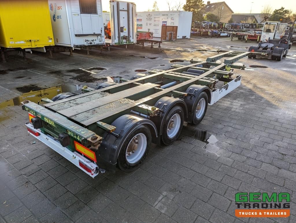 Krone SD 27 3-Assen BPW Backslider - DrumBrakes - 20 2x20FT/30/40FT - 10+ Units in Stock (O1931)