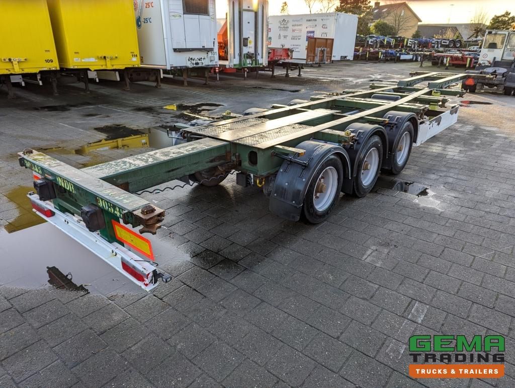 Krone SD 27 3-Assen BPW Backslider - DrumBrakes - 20 2x20FT/30/40FT - 10+ Units in Stock (O1931)