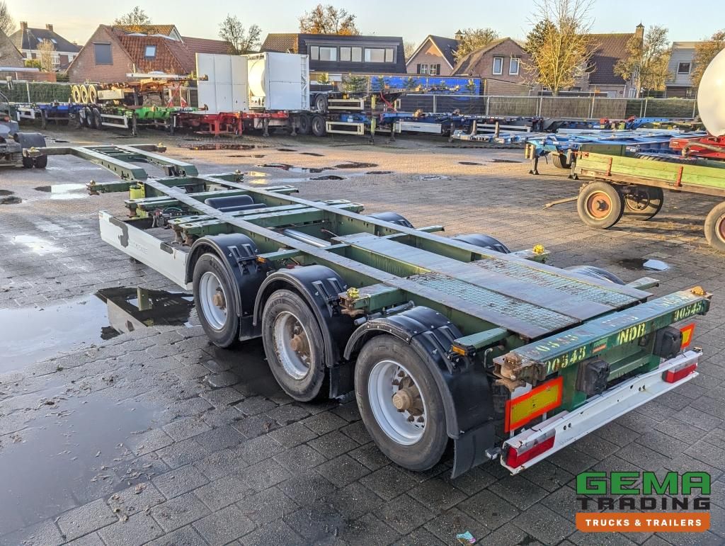 Krone SD 27 3-Assen BPW Backslider - DrumBrakes - 20 2x20FT/30/40FT - 10+ Units in Stock (O1931)