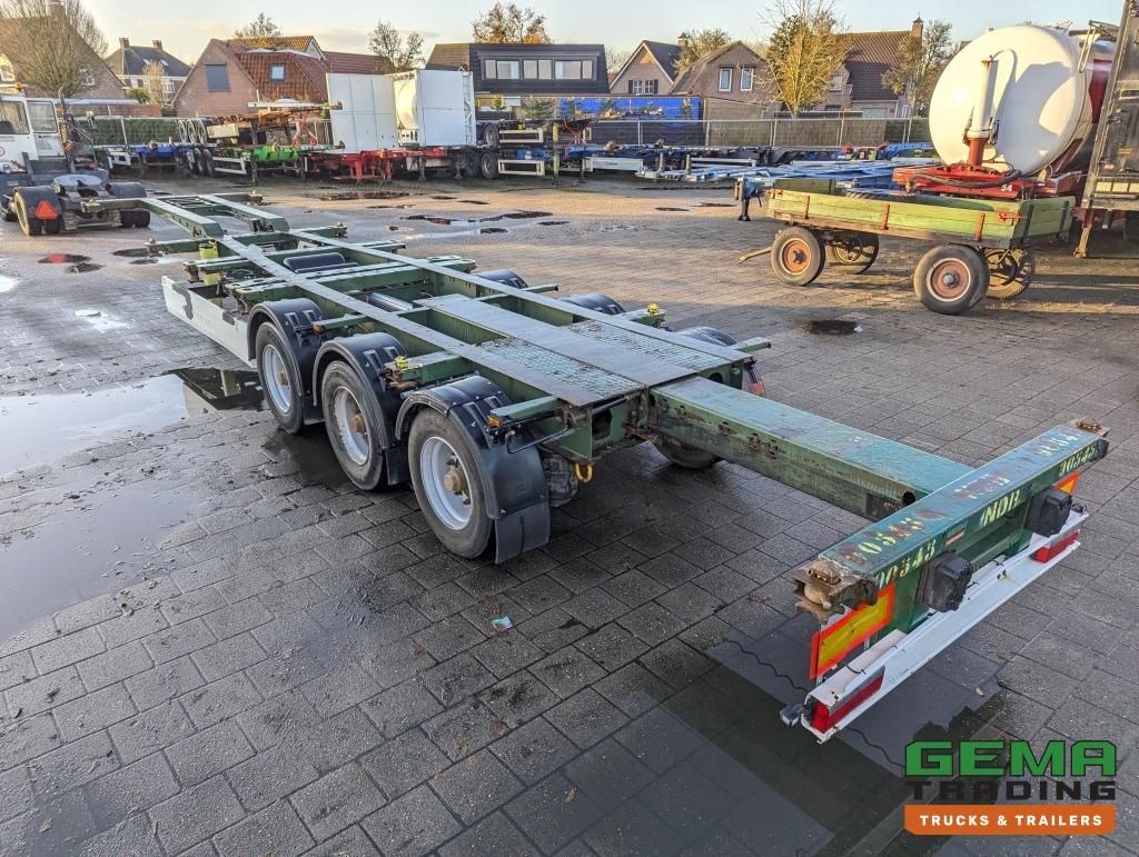 Krone SD 27 3-Assen BPW Backslider - DrumBrakes - 20 2x20FT/30/40FT - 10+ Units in Stock (O1931)
