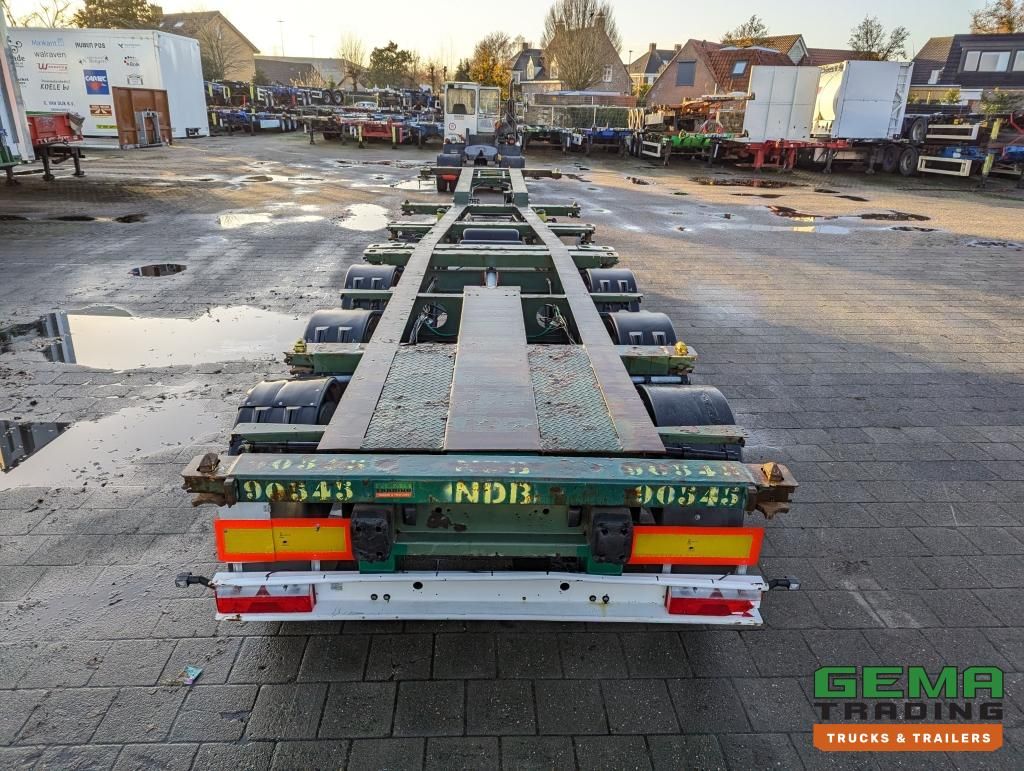 Krone SD 27 3-Assen BPW Backslider - DrumBrakes - 20 2x20FT/30/40FT - 10+ Units in Stock (O1931)