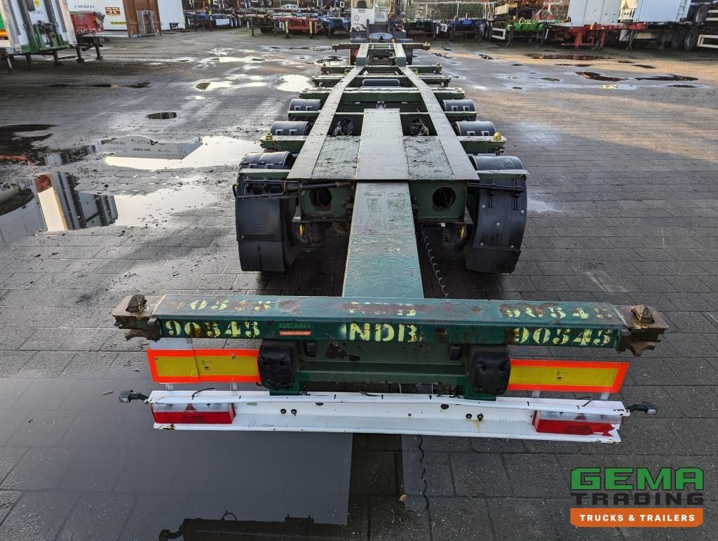 Krone SD 27 3-Assen BPW Backslider - DrumBrakes - 20 2x20FT/30/40FT - 10+ Units in Stock (O1931)