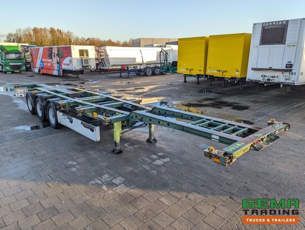 Krone SD 27 3-Assen BPW Backslider - DrumBrakes - 20 2x20FT/30/40FT - 10+ Units in Stock (O1931)