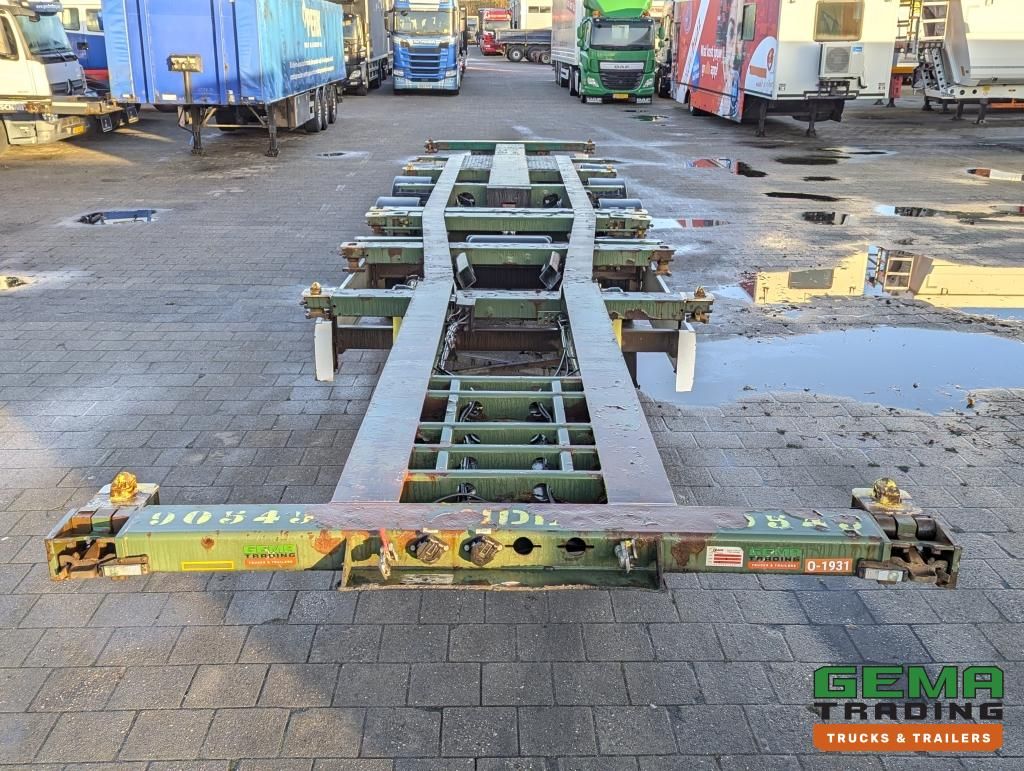 Krone SD 27 3-Assen BPW Backslider - DrumBrakes - 20 2x20FT/30/40FT - 10+ Units in Stock (O1931)