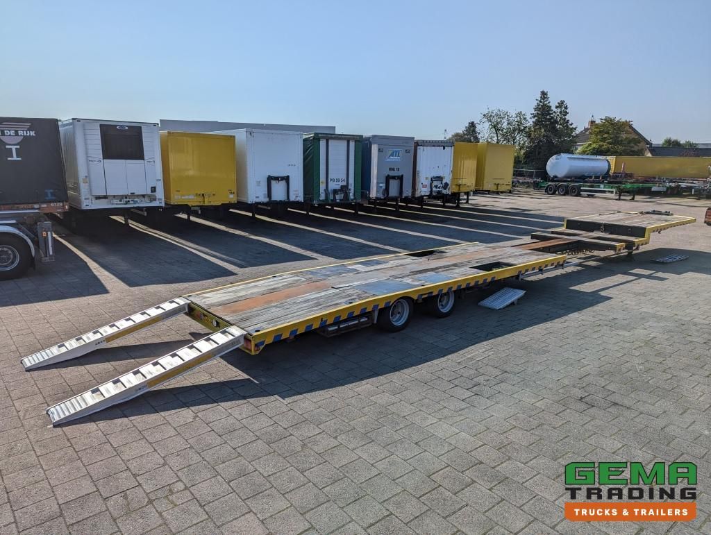 Jumbo T0120 DUE Semi Low Loader - 2-Axles BPW - Extendable - Wheel arches - Winch 2500KG - 80CM