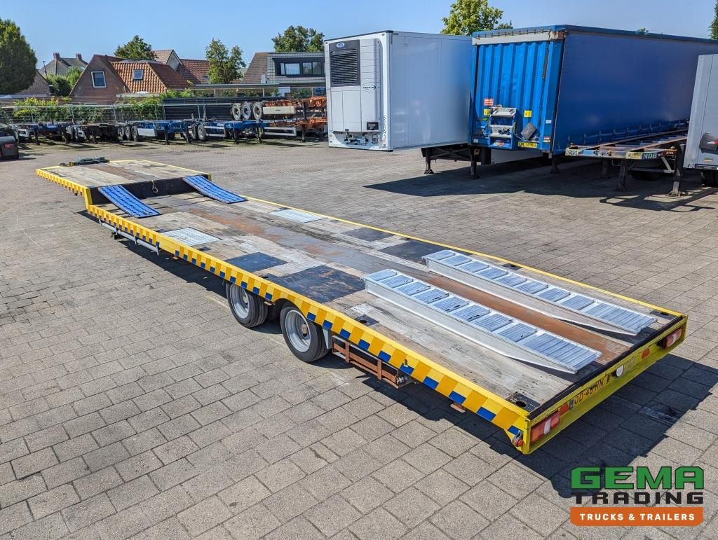 Jumbo T0120 DUE Semi Low Loader - 2-Axles BPW - Extendable - Wheel arches - Winch 2500KG - 80CM