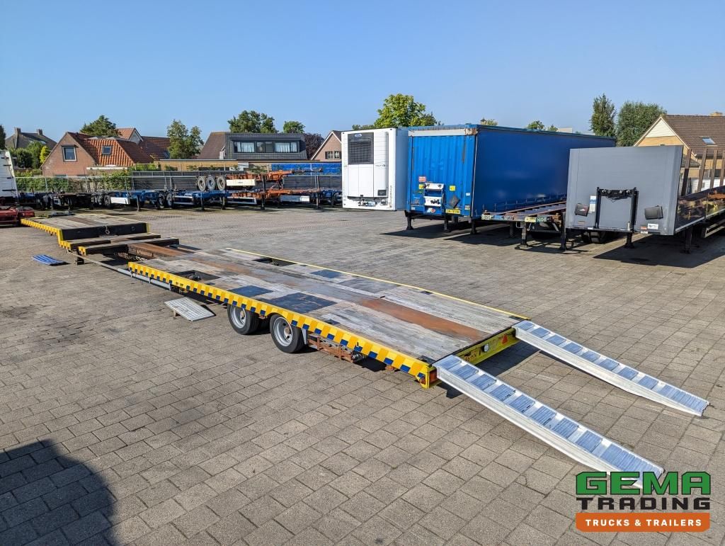 Jumbo T0120 DUE Semi Low Loader - 2-Axles BPW - Extendable - Wheel arches - Winch 2500KG - 80CM