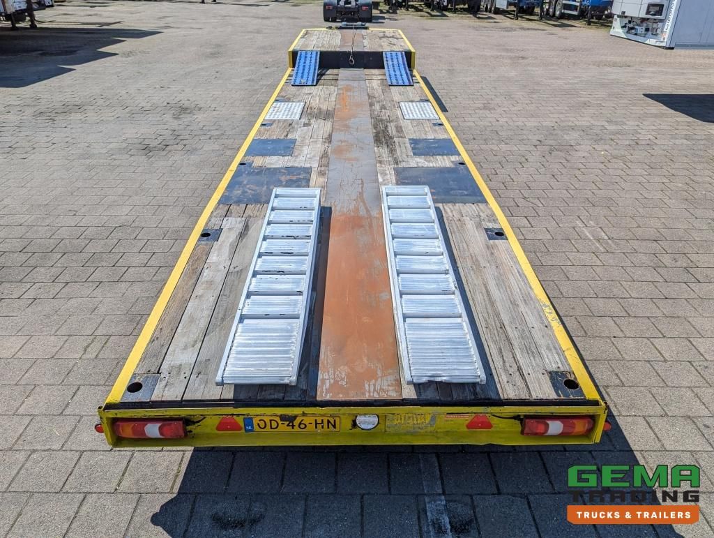 Jumbo T0120 DUE Semi Low Loader - 2-Axles BPW - Extendable - Wheel arches - Winch 2500KG - 80CM