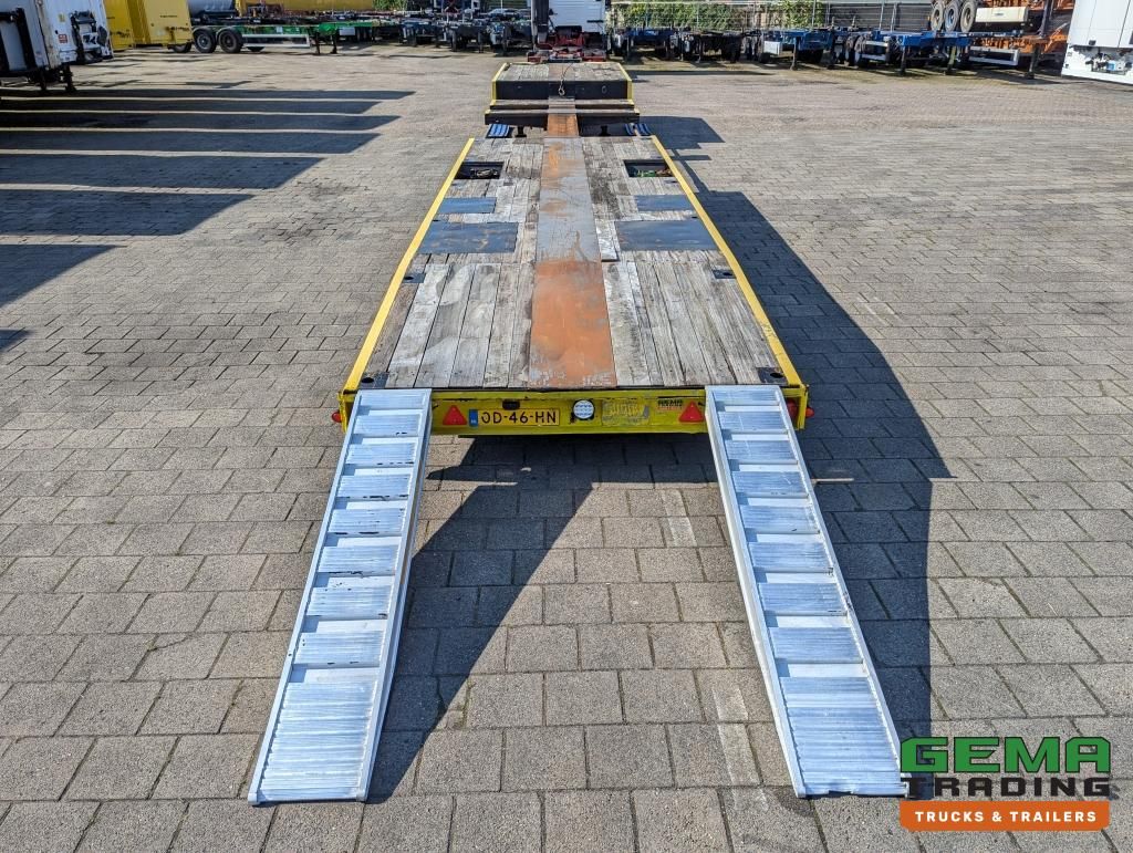 Jumbo T0120 DUE Semi Low Loader - 2-Axles BPW - Extendable - Wheel arches - Winch 2500KG - 80CM