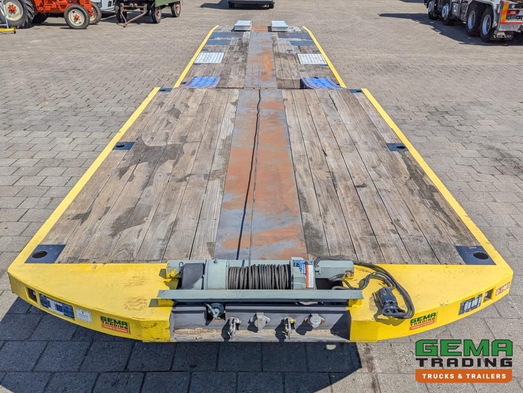 Jumbo T0120 DUE Semi Low Loader - 2-Axles BPW - Extendable - Wheel arches - Winch 2500KG - 80CM