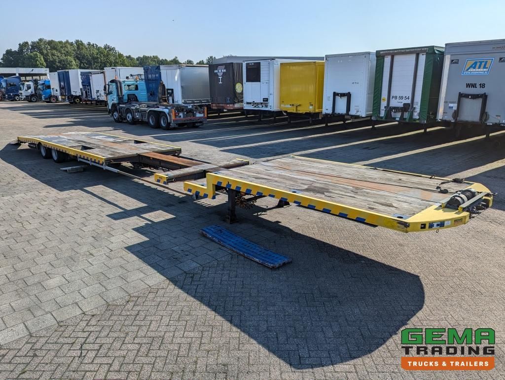 Jumbo T0120 DUE Semi Low Loader - 2-Axles BPW - Extendable - Wheel arches - Winch 2500KG - 80CM