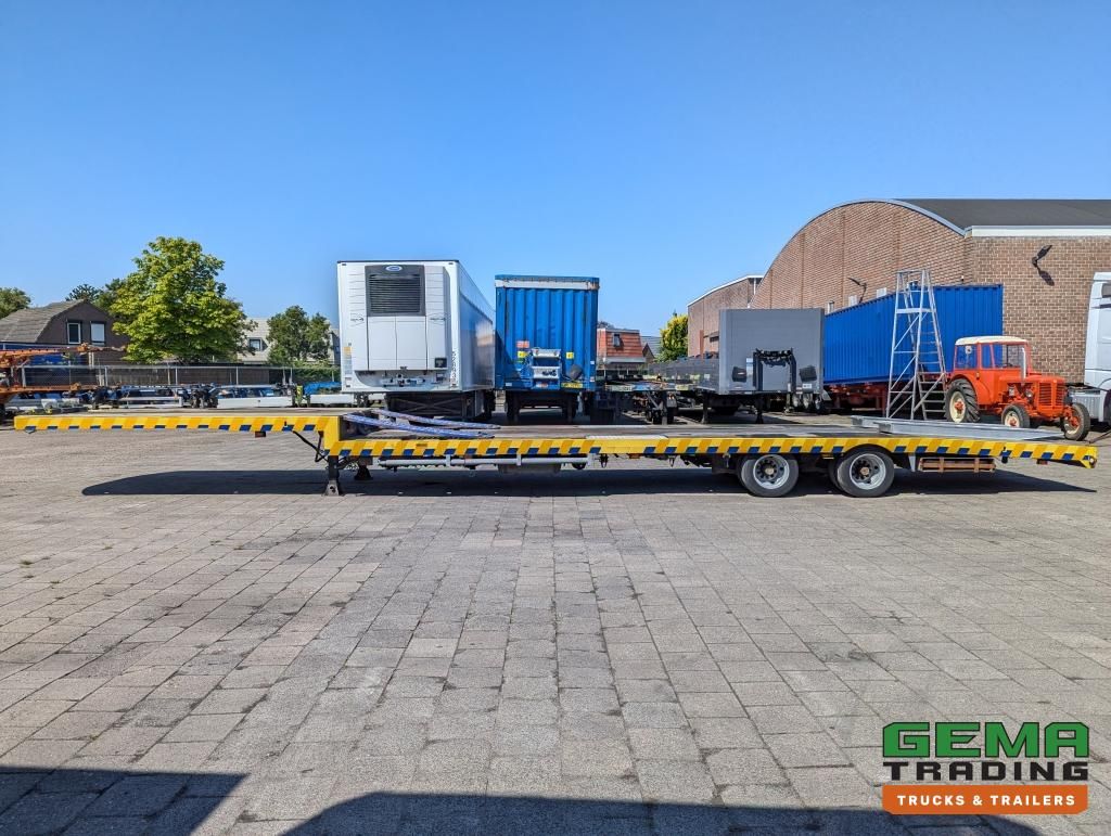Jumbo T0120 DUE Semi Low Loader - 2-Axles BPW - Extendable - Wheel arches - Winch 2500KG - 80CM
