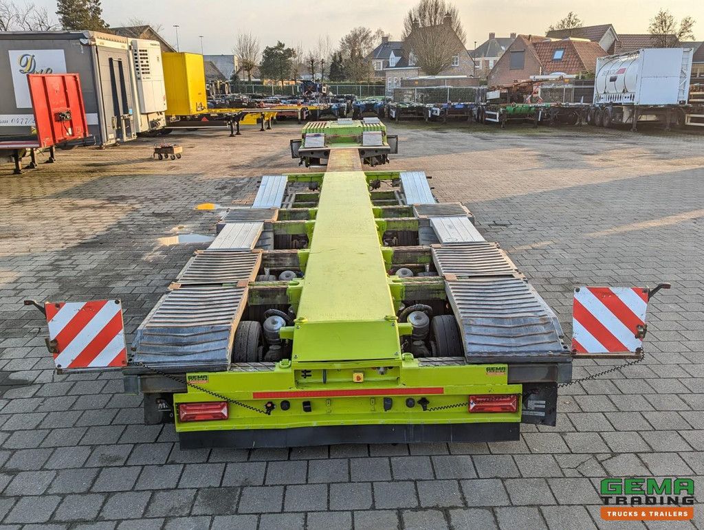 RECKER SAHN TIEFLADER SPEZIAL LowLoader - 3-Steering Axles - Remote Control - Extendable - HydraulicWidenable - Wheel Arch