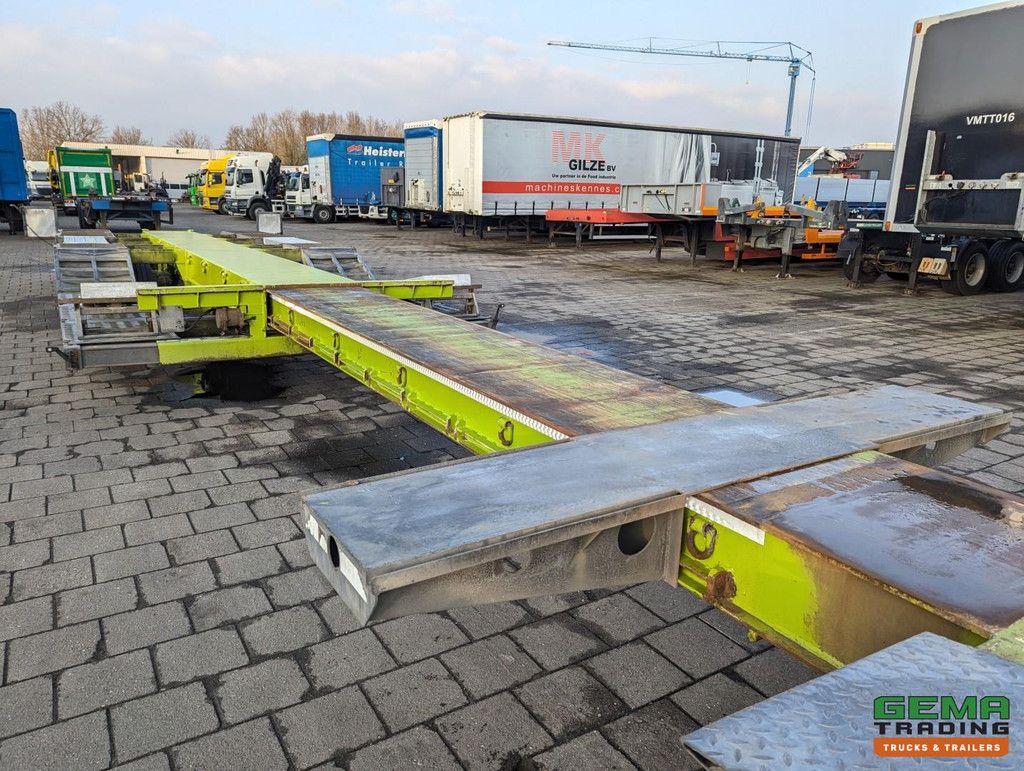 RECKER SAHN TIEFLADER SPEZIAL LowLoader - 3-Steering Axles - Remote Control - Extendable - HydraulicWidenable - Wheel Arch