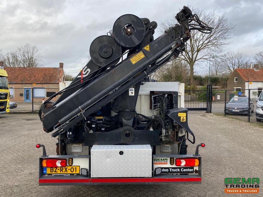 Volvo FL240 4x2 Dagcab Euro5 - 2 Zijdige Kipper + Kraan Hiab 088ES-3 HIDUO - RadioGrafisch - 39.900KM!