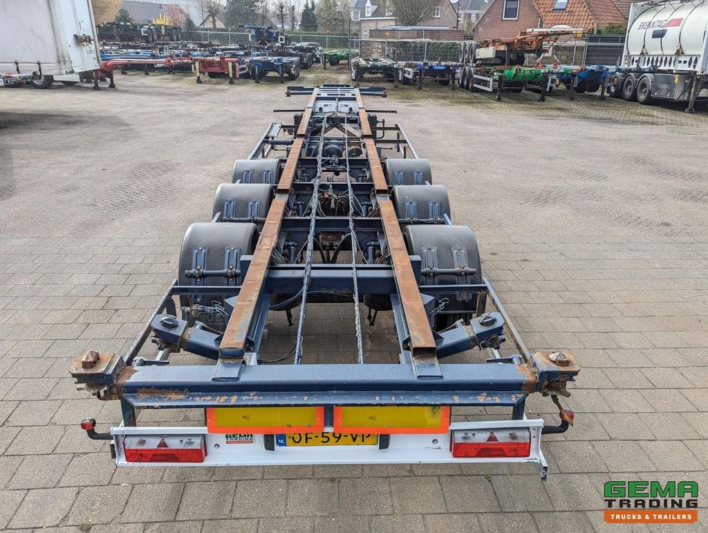 Renders RMOC 12 27CC 3-Achsen-BPW – Doppelbereifung – Trommelbremsen – 40 Fuß – Sattelhöhe 105 cm