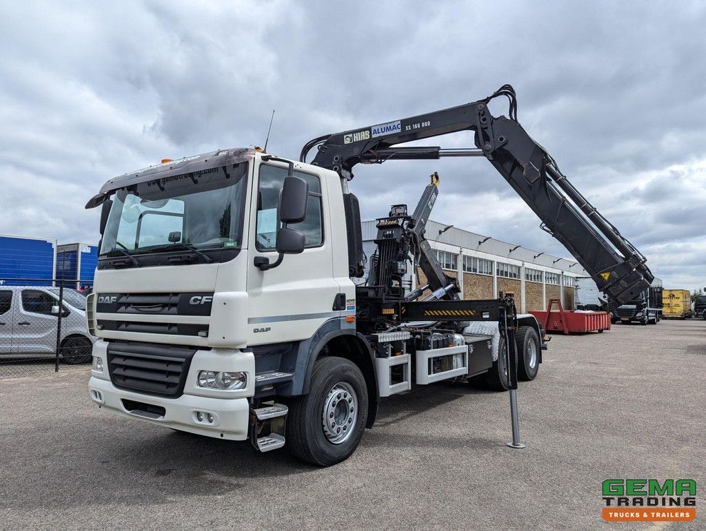 DAF CF85.410 6x4 Dagcab Euro5 EEV - Hiab Haakarm + Hiab 166E-2 DUO - Vangmuil