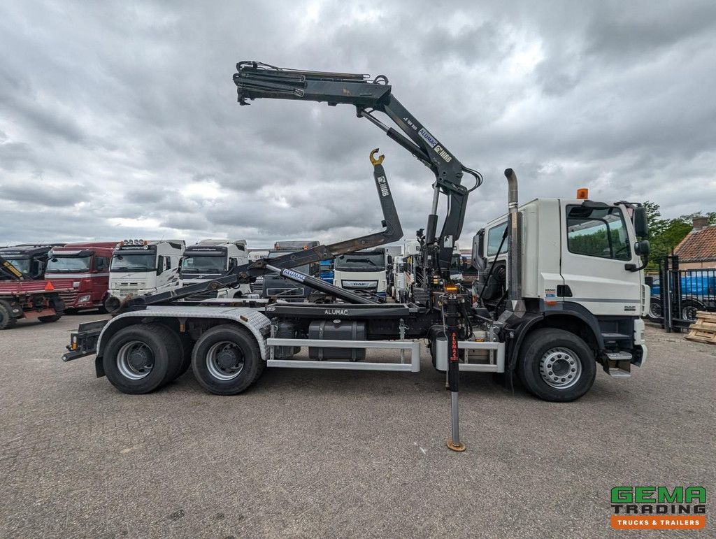 DAF CF85.410 6x4 Dagcab Euro5 EEV - Hiab Haakarm + Hiab 166E-2 DUO - Vangmuil
