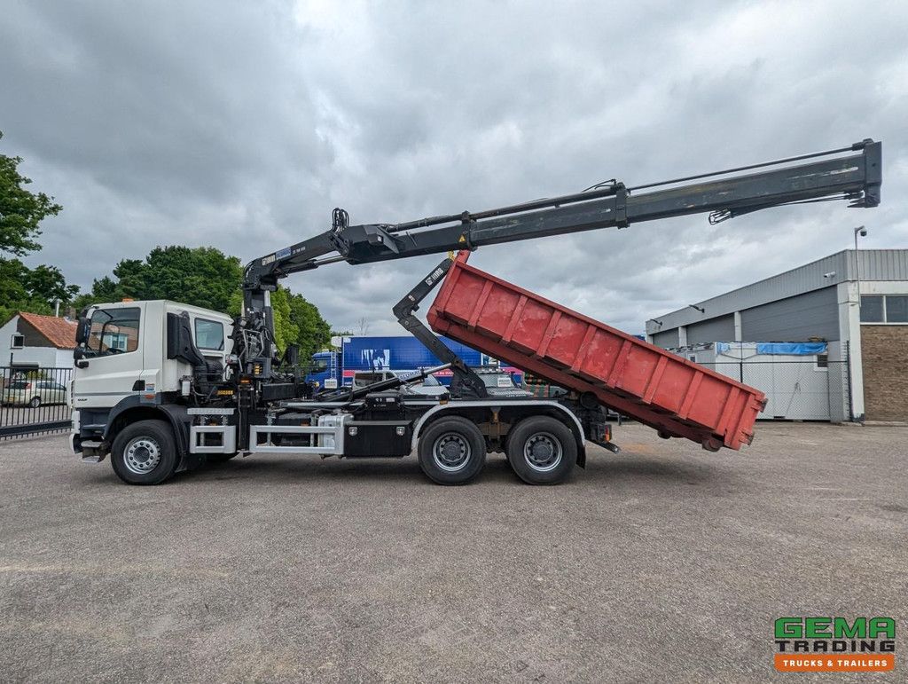 DAF CF85.410 6x4 Dagcab Euro5 EEV - Hiab Haakarm + Hiab 166E-2 DUO - Vangmuil