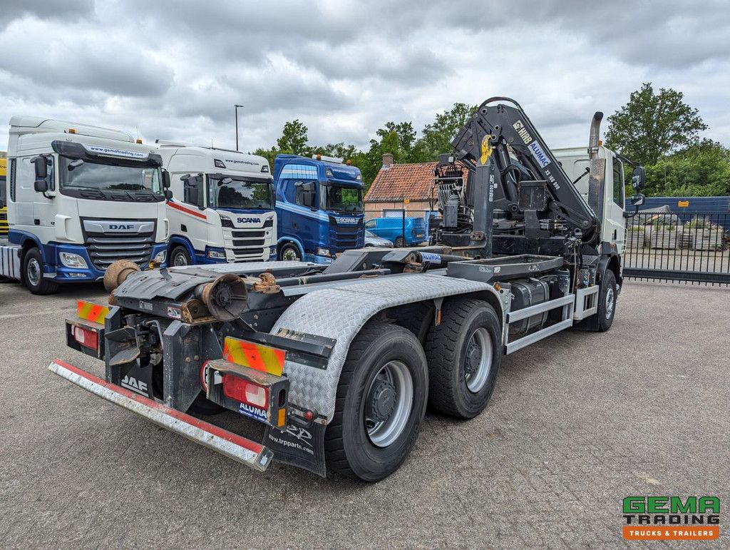 DAF CF85.410 6x4 Dagcab Euro5 EEV - Hiab Haakarm + Hiab 166E-2 DUO - Vangmuil