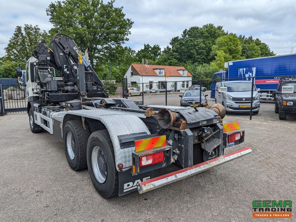 DAF CF85.410 6x4 Dagcab Euro5 EEV - Hiab Haakarm + Hiab 166E-2 DUO - Vangmuil