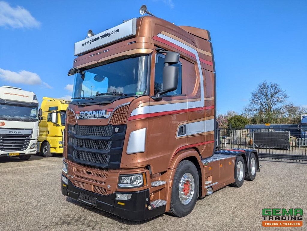 Scania S730 6x4 Topline Euro6 - V8 - Retarder - Costum Interior - Vollucht - Alcoa's