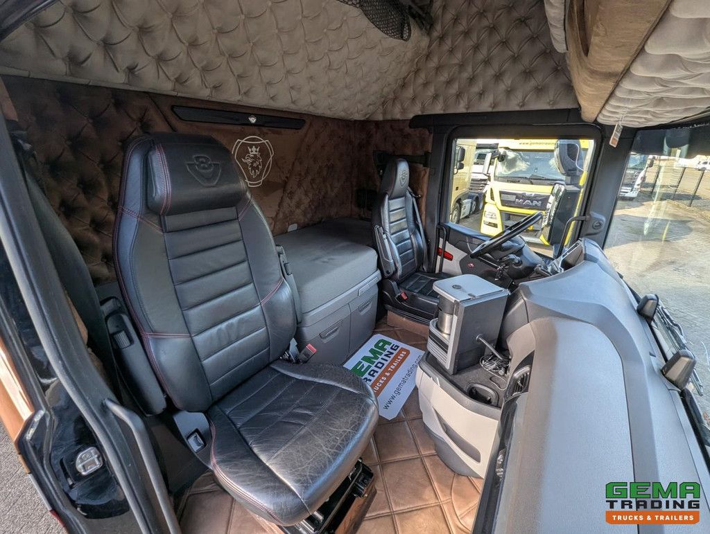 Scania S730 6x4 Topline Euro6 - V8 - Retarder - Costum Interior - Vollucht - Alcoa's