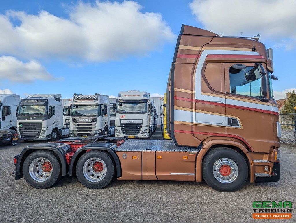 Scania S730 6x4 Topline Euro6 - V8 - Retarder - Costum Interior - Vollucht - Alcoa's