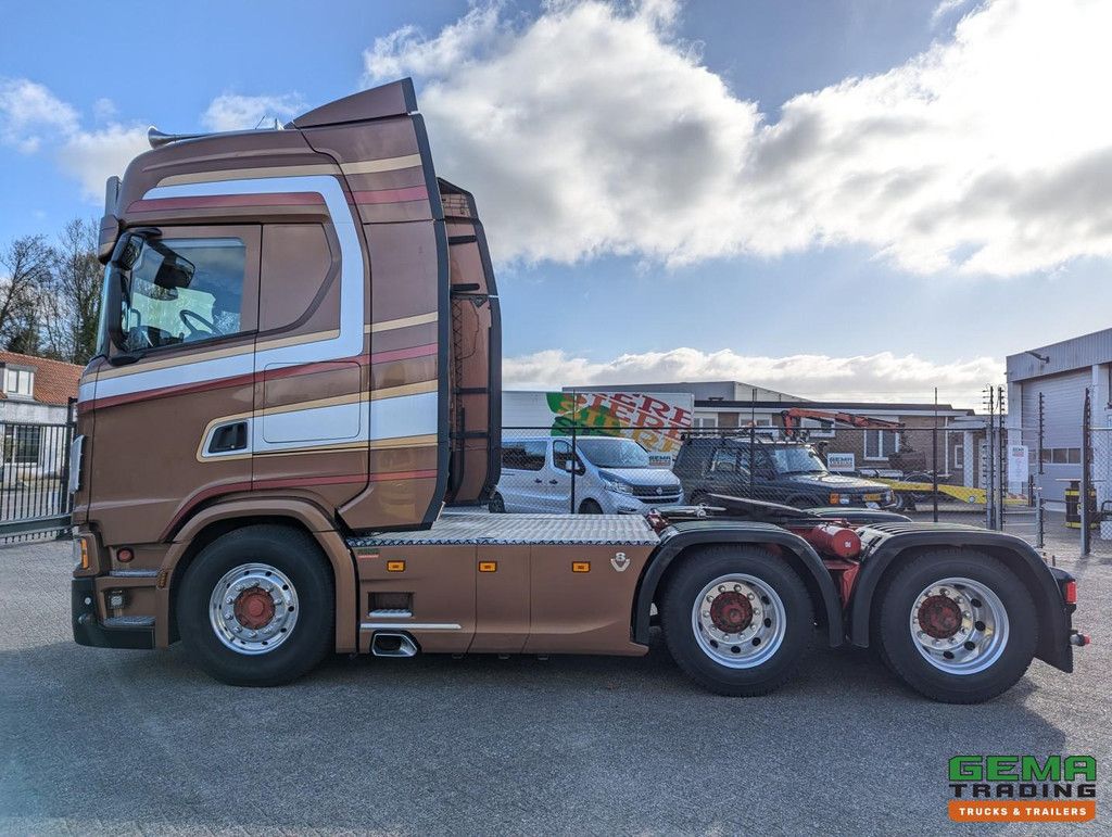 Scania S730 6x4 Topline Euro6 - V8 - Retarder - Costum Interior - Vollucht - Alcoa's