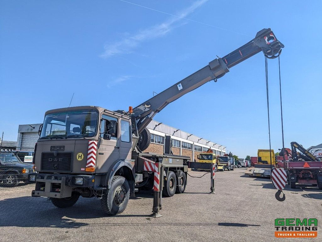 OAF 32.281 6x6 - WSK - Palfinger PK30000T - Hub reduction - 2 Winches - 59,000KM - LikeNEW