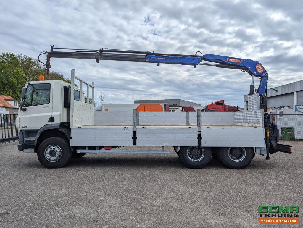 DAF CF 330 FAT 6x4 Dagcab Euro6A - Open laadbak 6.4m + PM 15522 - RadioGrafisch - Handgeschakeld - 08/2025APK