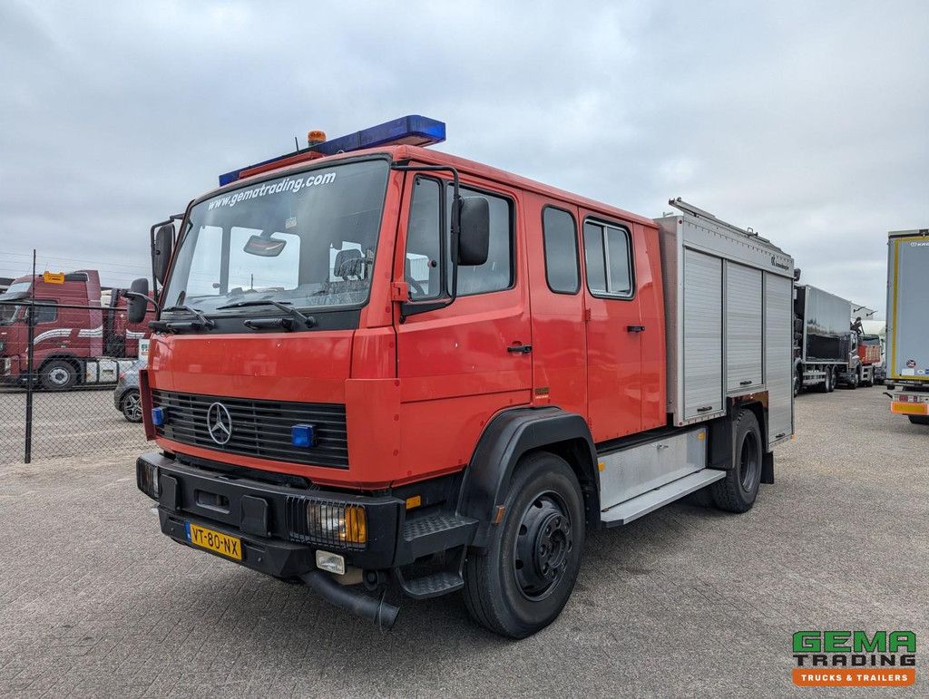 Mercedes-Benz 1124 AF 4x4 Dubbelcab 6Cil - 9 Pers - Kronenburg Tankautospuit TS08 LD3.000 HD240 T2.400 LiterTank